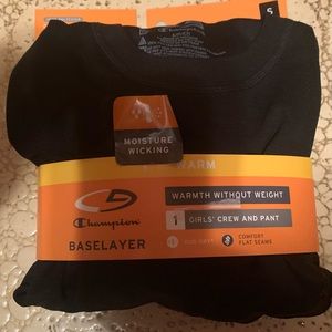 Girls small champion base layer